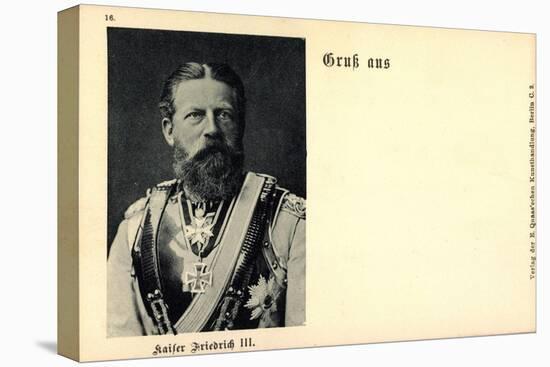 Kaiser Friedrich III Von Preußen, 99 Tage, Merité-null-Stretched Canvas