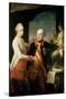 Kaiser Joseph II (1741-90), and the Grand Duke Leopold of Tuscany, 1769-Pompeo Batoni-Stretched Canvas