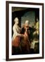 Kaiser Joseph II (1741-90), and the Grand Duke Leopold of Tuscany, 1769-Pompeo Batoni-Framed Giclee Print