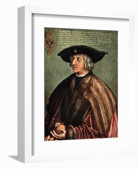 Kaiser Maximilian I, 1519-Albrecht Durer-Framed Giclee Print