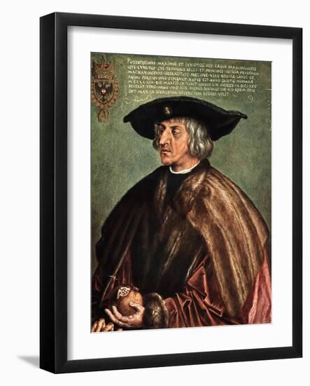 Kaiser Maximilian I, 1519-Albrecht Durer-Framed Giclee Print