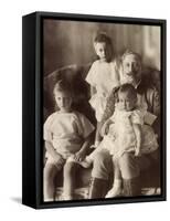 Kaiser Wilhelm 2 Mit Seinen Drei Enkeln-null-Framed Stretched Canvas