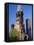 Kaiser-Wilhelm Church, Berlin, Germany, Europe-James Emmerson-Framed Stretched Canvas