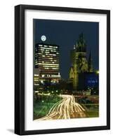 Kaiser Wilhelm Church, Kurfurstendam in Berlin, Germany-Gavin Hellier-Framed Photographic Print