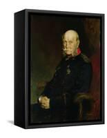 Kaiser Wilhelm I (1797-1888), 1888-Franz Seraph von Lenbach-Framed Stretched Canvas