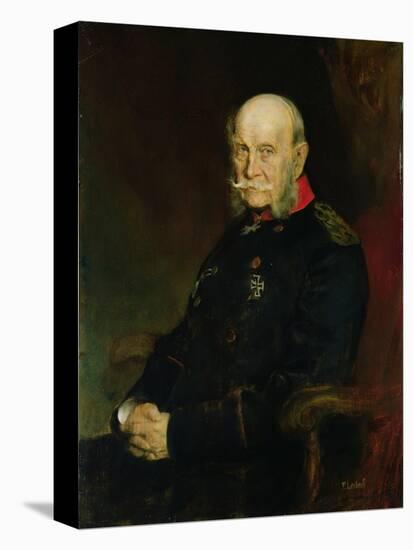 Kaiser Wilhelm I (1797-1888), 1888-Franz Seraph von Lenbach-Stretched Canvas