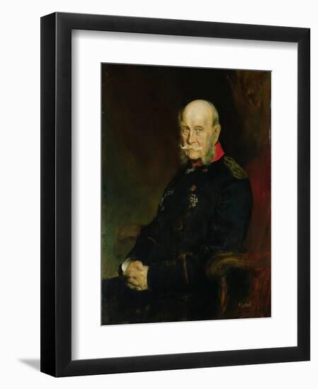 Kaiser Wilhelm I (1797-1888), 1888-Franz Seraph von Lenbach-Framed Giclee Print