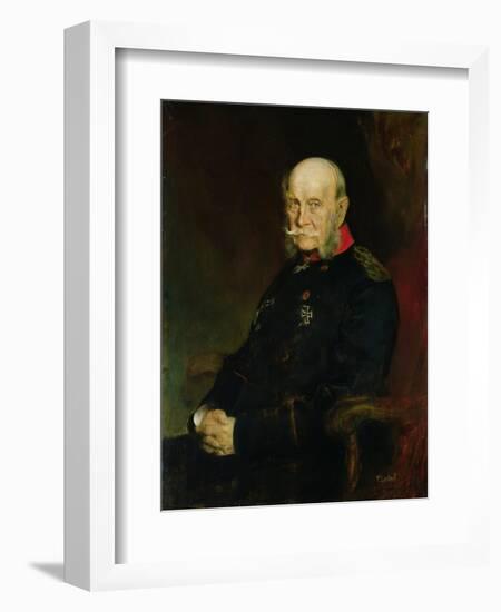 Kaiser Wilhelm I (1797-1888), 1888-Franz Seraph von Lenbach-Framed Giclee Print