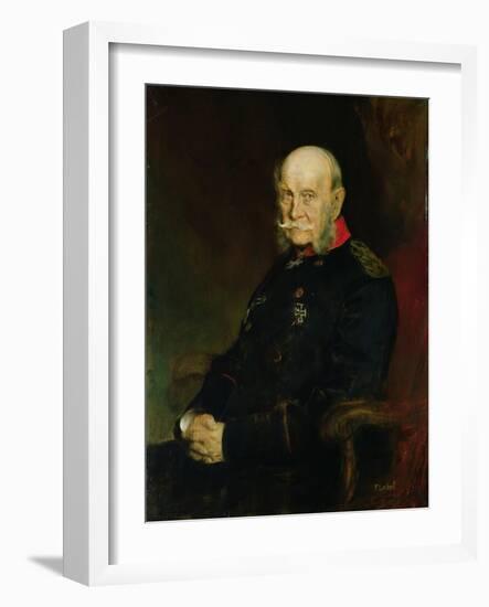 Kaiser Wilhelm I (1797-1888), 1888-Franz Seraph von Lenbach-Framed Giclee Print