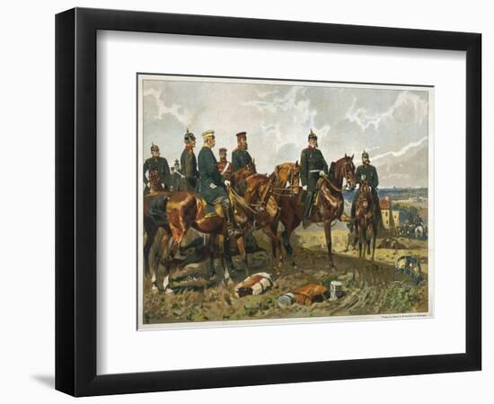 Kaiser Wilhelm I, Emperor of Germany-G. Koch-Framed Art Print