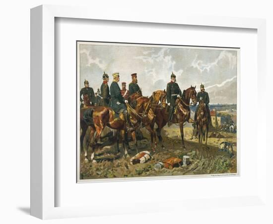 Kaiser Wilhelm I, Emperor of Germany-G. Koch-Framed Art Print