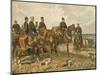 Kaiser Wilhelm I of Germany and His Staff-Georg Koch-Mounted Giclee Print