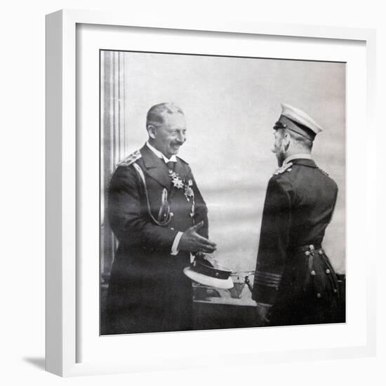 Kaiser Wilhelm II and Tsar Nicholas II, 1914-null-Framed Giclee Print