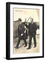 Kaiser Wilhelm II Bei Einem Spaziergang, Gehstock-null-Framed Giclee Print