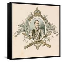 Kaiser Wilhelm II, German Emperor and King of Prussia-null-Framed Stretched Canvas