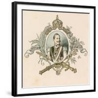Kaiser Wilhelm II, German Emperor and King of Prussia-null-Framed Giclee Print