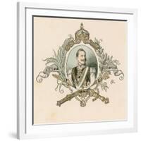 Kaiser Wilhelm II, German Emperor and King of Prussia-null-Framed Giclee Print