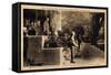 Kaiser Wilhelm II, Hindenburg, Geburtstagsmahl, 70 J-null-Framed Stretched Canvas