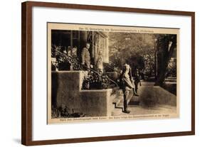 Kaiser Wilhelm II, Hindenburg, Geburtstagsmahl, 70 J-null-Framed Giclee Print