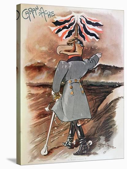 Kaiser Wilhelm II-Emmanuel Poire Caran D'ache-Stretched Canvas