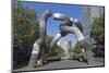 Kaiser Wilhelm Memorial Church and Sculpture in Kurfurstendamm, Berlin, Germany-Markus Lange-Mounted Photographic Print