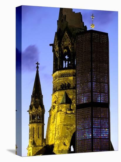 Kaiser Wilhelm Memorial Church, Berlin, Germany-Walter Bibikow-Stretched Canvas