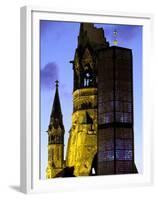 Kaiser Wilhelm Memorial Church, Berlin, Germany-Walter Bibikow-Framed Premium Photographic Print