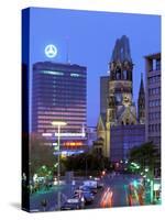 Kaiser Wilhelm Memorial Church, Kurfurstendamm Area, Berlin, Germany-Walter Bibikow-Stretched Canvas