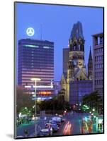 Kaiser Wilhelm Memorial Church, Kurfurstendamm Area, Berlin, Germany-Walter Bibikow-Mounted Photographic Print