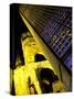 Kaiser Wilhelm Memorial Church, Kurfurstendamn Area, Berlin, Germany-Walter Bibikow-Stretched Canvas