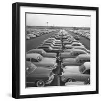 Kaisers Awaiting Delivery to Dealers-null-Framed Photographic Print