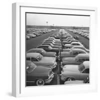 Kaisers Awaiting Delivery to Dealers-null-Framed Photographic Print