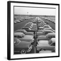 Kaisers Awaiting Delivery to Dealers-null-Framed Photographic Print