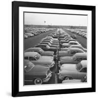 Kaisers Awaiting Delivery to Dealers-null-Framed Photographic Print