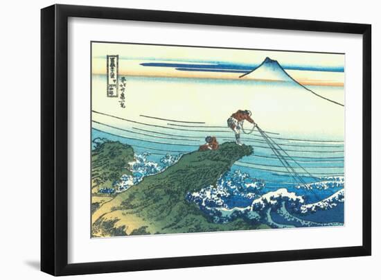 Kajikazawa in Kai Province, c.1830-Katsushika Hokusai-Framed Giclee Print