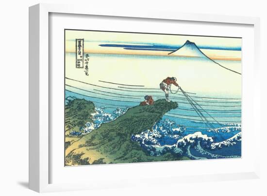 Kajikazawa in Kai Province, c.1830-Katsushika Hokusai-Framed Giclee Print