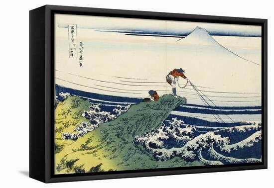 Kajikazawa in Kai Province, from the Series 'Thirty-Six Views of Mount Fuji'-Katsushika Hokusai-Framed Stretched Canvas