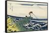 Kajikazawa in Kai Province, from the Series 'Thirty-Six Views of Mount Fuji'-Katsushika Hokusai-Framed Stretched Canvas