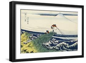 Kajikazawa in Kai Province, from the Series 'Thirty-Six Views of Mount Fuji'-Katsushika Hokusai-Framed Giclee Print