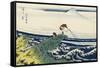 Kajikazawa in Kai Province, from the Series 'Thirty-Six Views of Mount Fuji'-Katsushika Hokusai-Framed Stretched Canvas