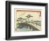Kakegawa, 1837-1844-Utagawa Hiroshige-Framed Giclee Print