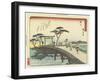 Kakegawa, 1837-1844-Utagawa Hiroshige-Framed Giclee Print