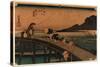Kakegawa-Utagawa Hiroshige-Stretched Canvas