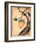 Kaki Ni Kirigirisu-Katsushika Hokusai-Framed Giclee Print