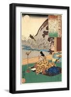 Kakinomoto No Hitomaro-Utagawa Kuniyoshi-Framed Giclee Print