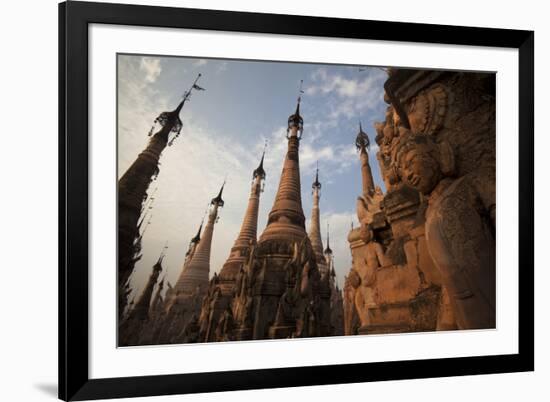 Kakku Pagoda Complex, Shan State, Myanmar (Burma), Asia-Colin Brynn-Framed Photographic Print