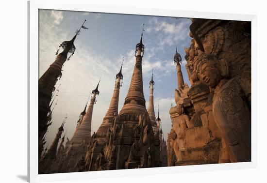 Kakku Pagoda Complex, Shan State, Myanmar (Burma), Asia-Colin Brynn-Framed Photographic Print