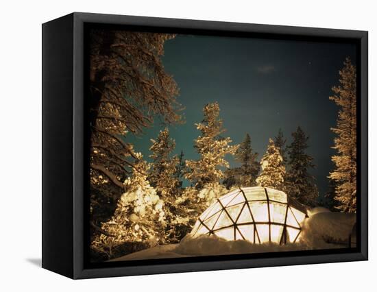 Kakslauttanen, Lapland, Finland-Daisy Gilardini-Framed Stretched Canvas