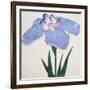 Kaku Jaku Ro Book of a Blue Iris-Stapleton Collection-Framed Giclee Print