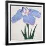 Kaku Jaku Ro Book of a Blue Iris-Stapleton Collection-Framed Giclee Print